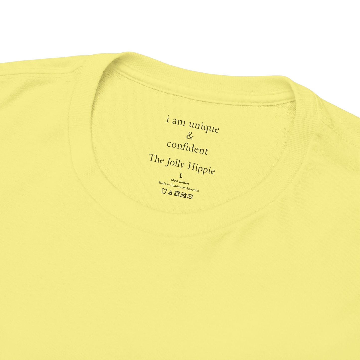 I am unique & confident - Plain Light Tee