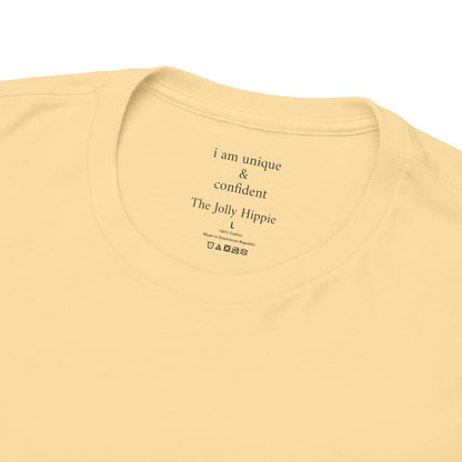 I am unique & confident - Plain Light Tee