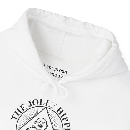 I am proud of who I'm becoming - Front Black Logo Hoodie