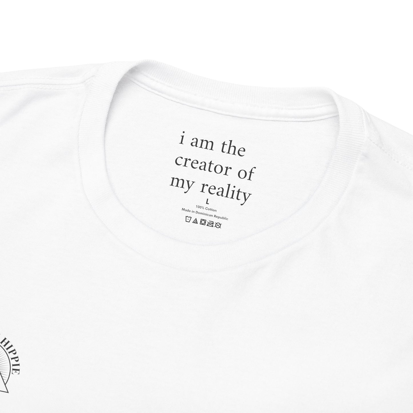 I am the creator of my reality - Black Front and Back Logo