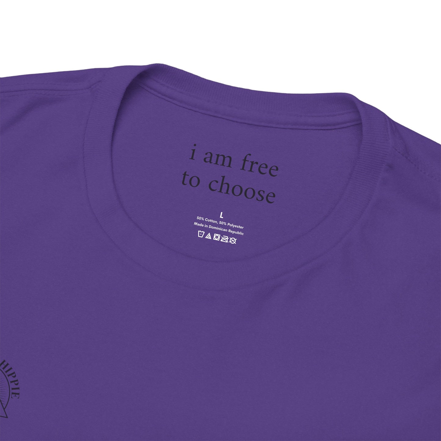 I am free to choose - Front and Back Black Logo