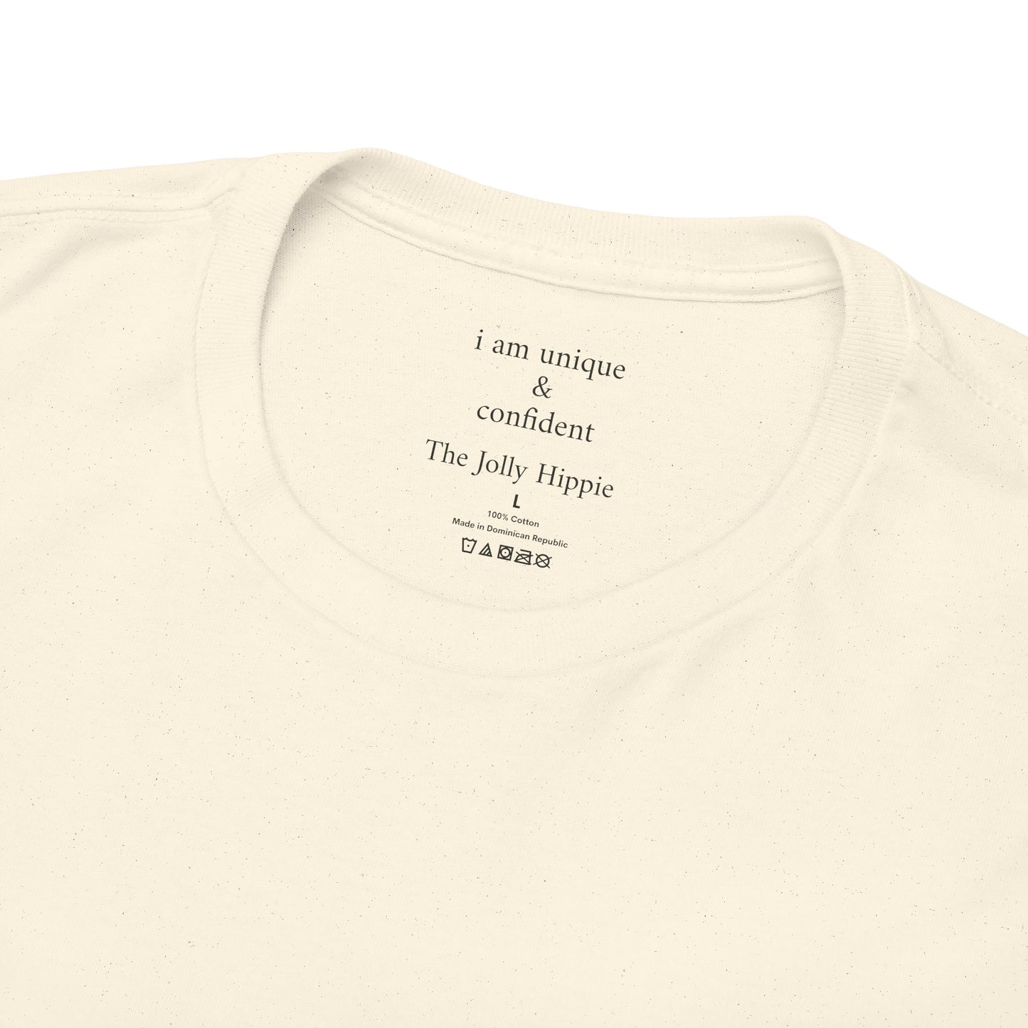 I am unique & confident - Plain Light Tee