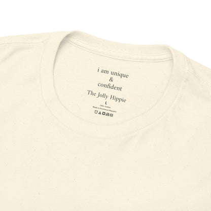 I am unique & confident - Plain Light Tee
