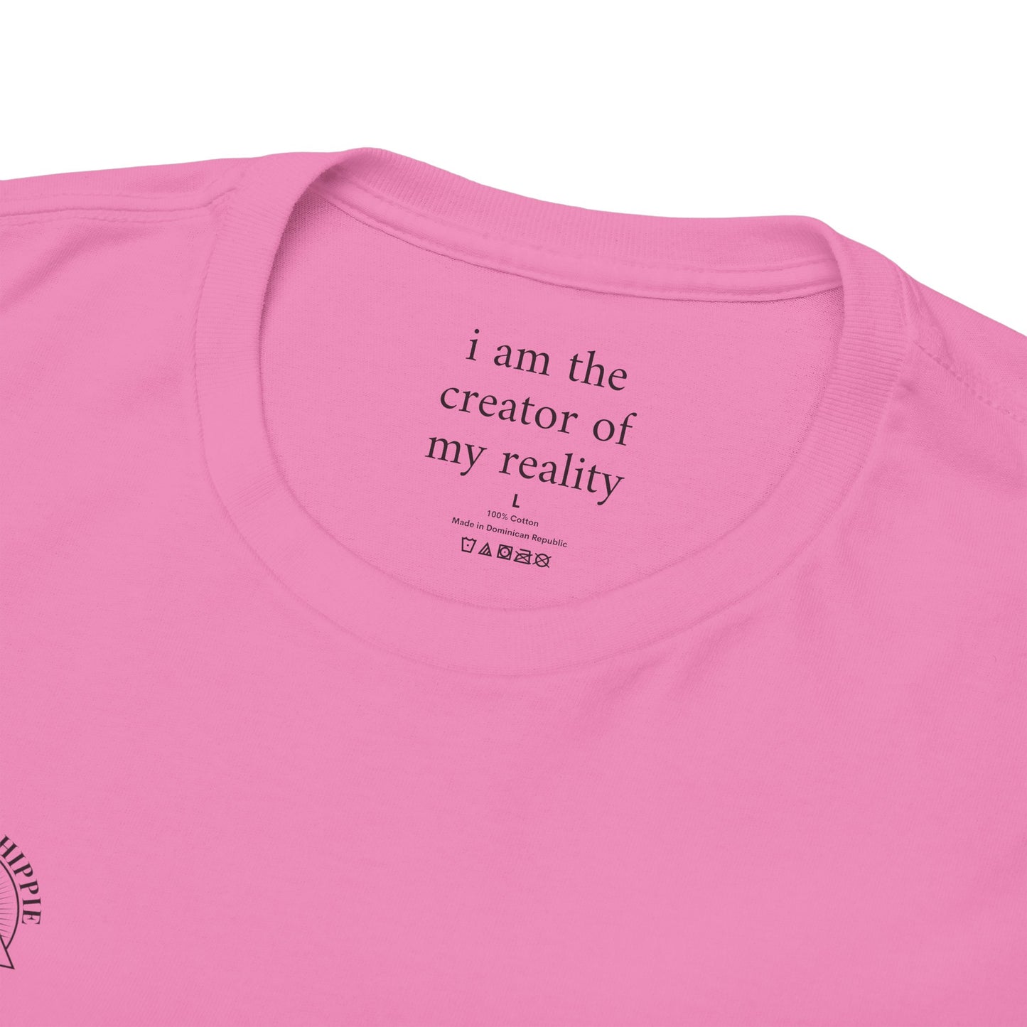 I am the creator of my reality - Front and Back Logo