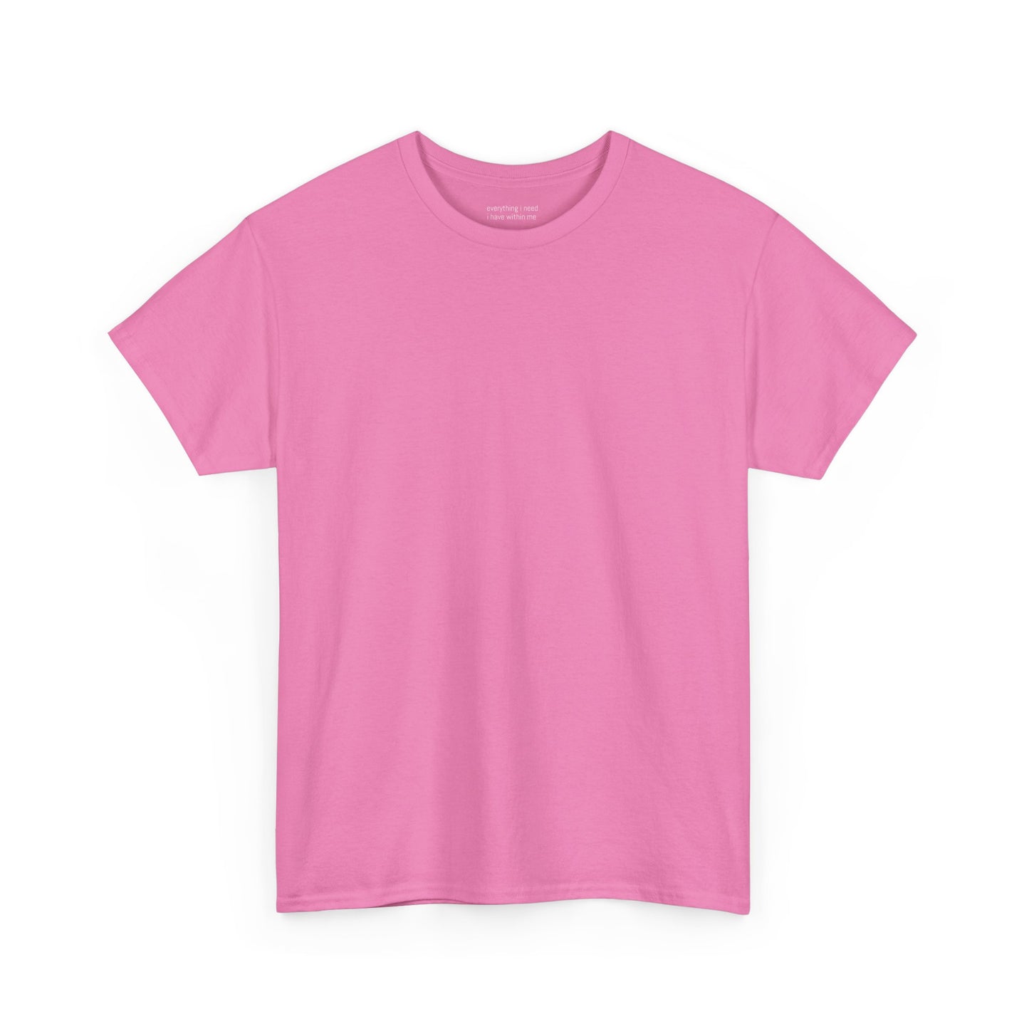 Everything I need I have within me - Solid Color Plain Tee