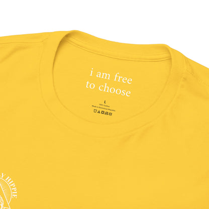 I am free to choose - Front and Back White Logo