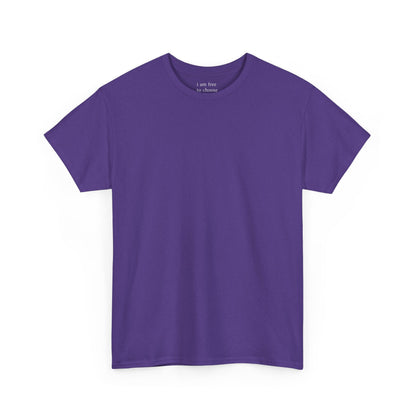 I am free to choose - Solid Color Plain Tee