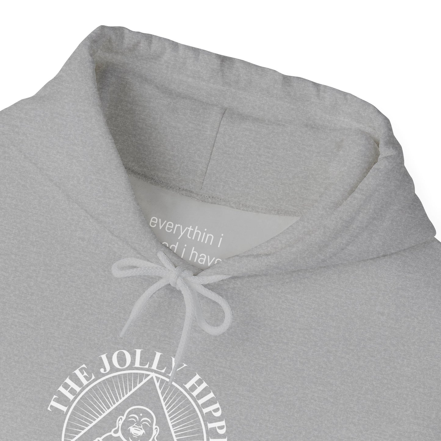 Everything I need I have within me - Front White Logo - Hoodie
