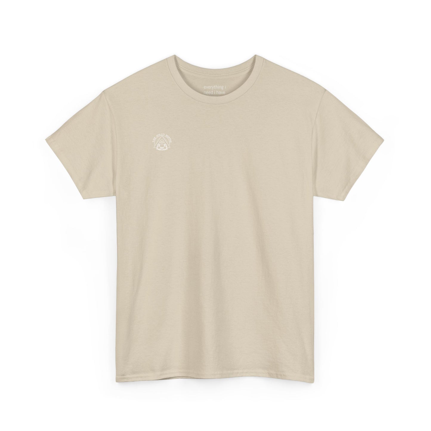 Everything I need I have within me - Front and Back White Logo