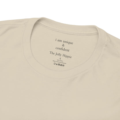 I am unique & confident - Plain Light Tee