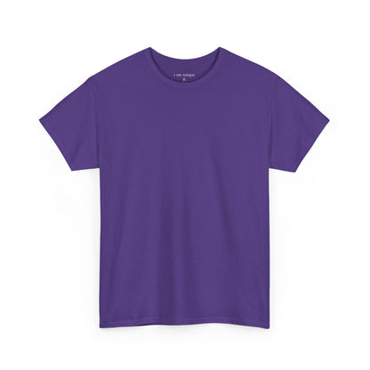 I am unique & confident - Solid Color Plain - Tee