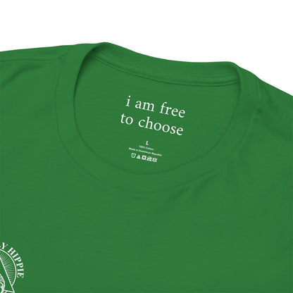 I am free to choose - Front and Back White Logo