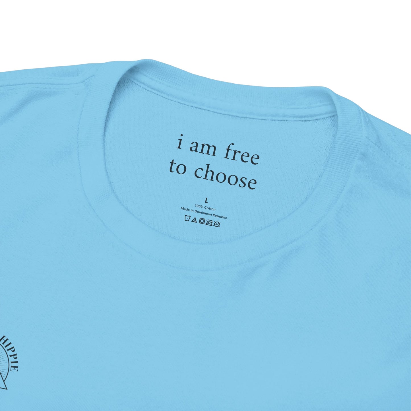 I am free to choose - Front and Back Black Logo