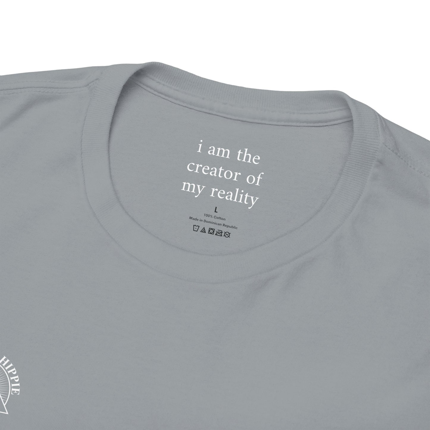 I am the creator of my reality - Front White Logo