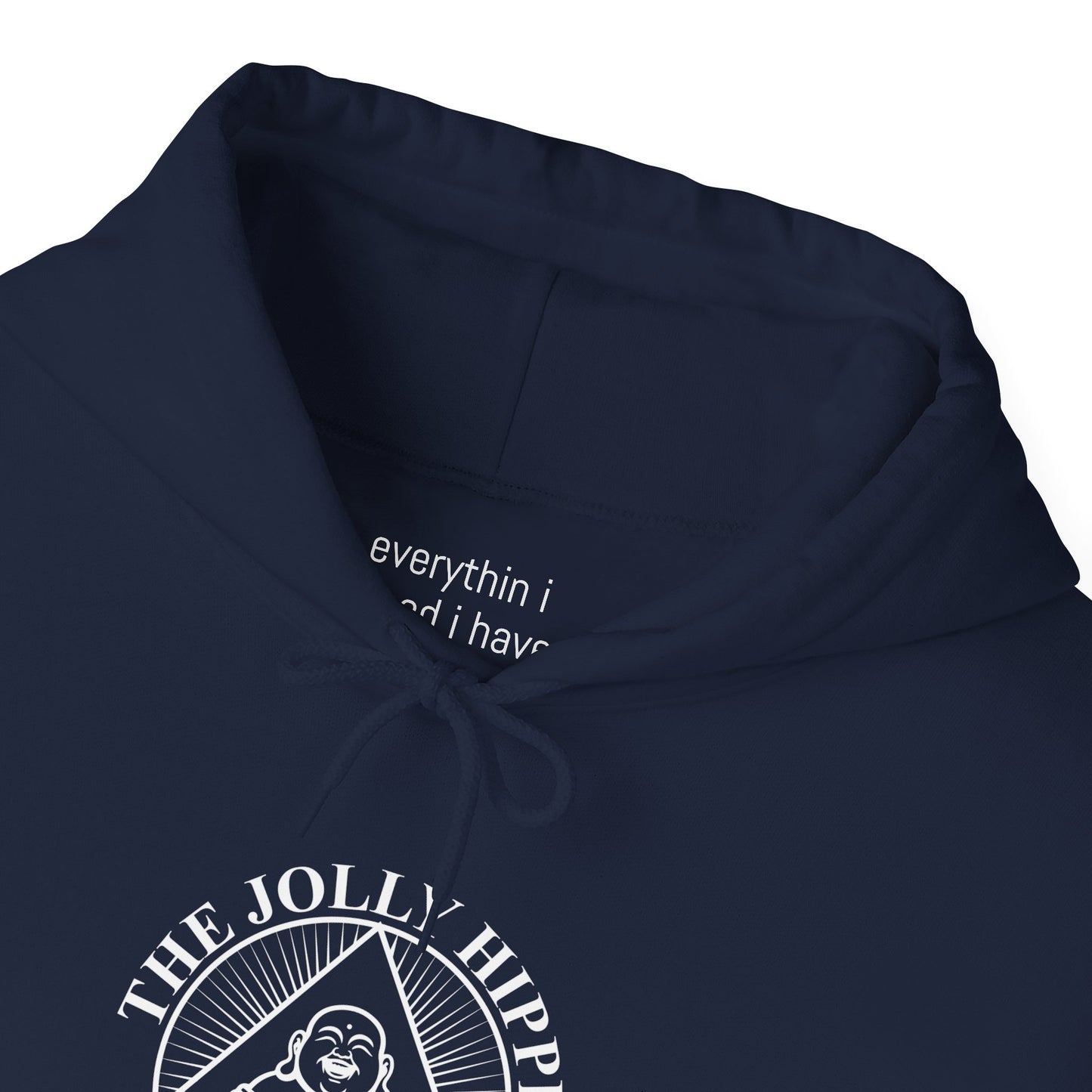 Everything I need I have within me - Front White Logo - Hoodie