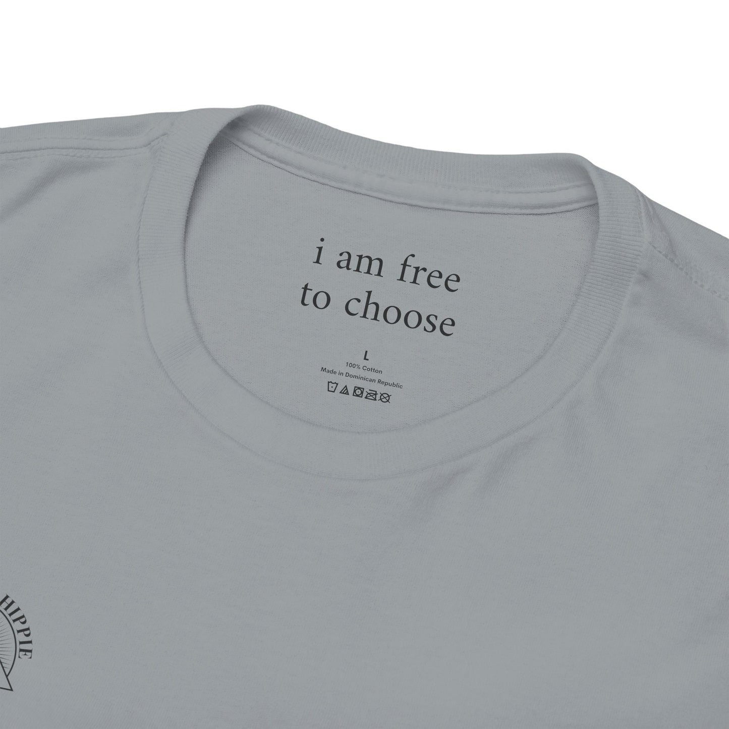 I am free to choose - Front and Back Black Logo