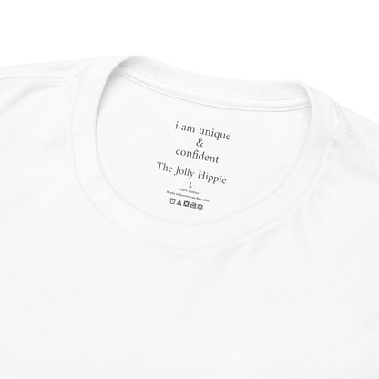 I am unique & confident - Plain Light Tee