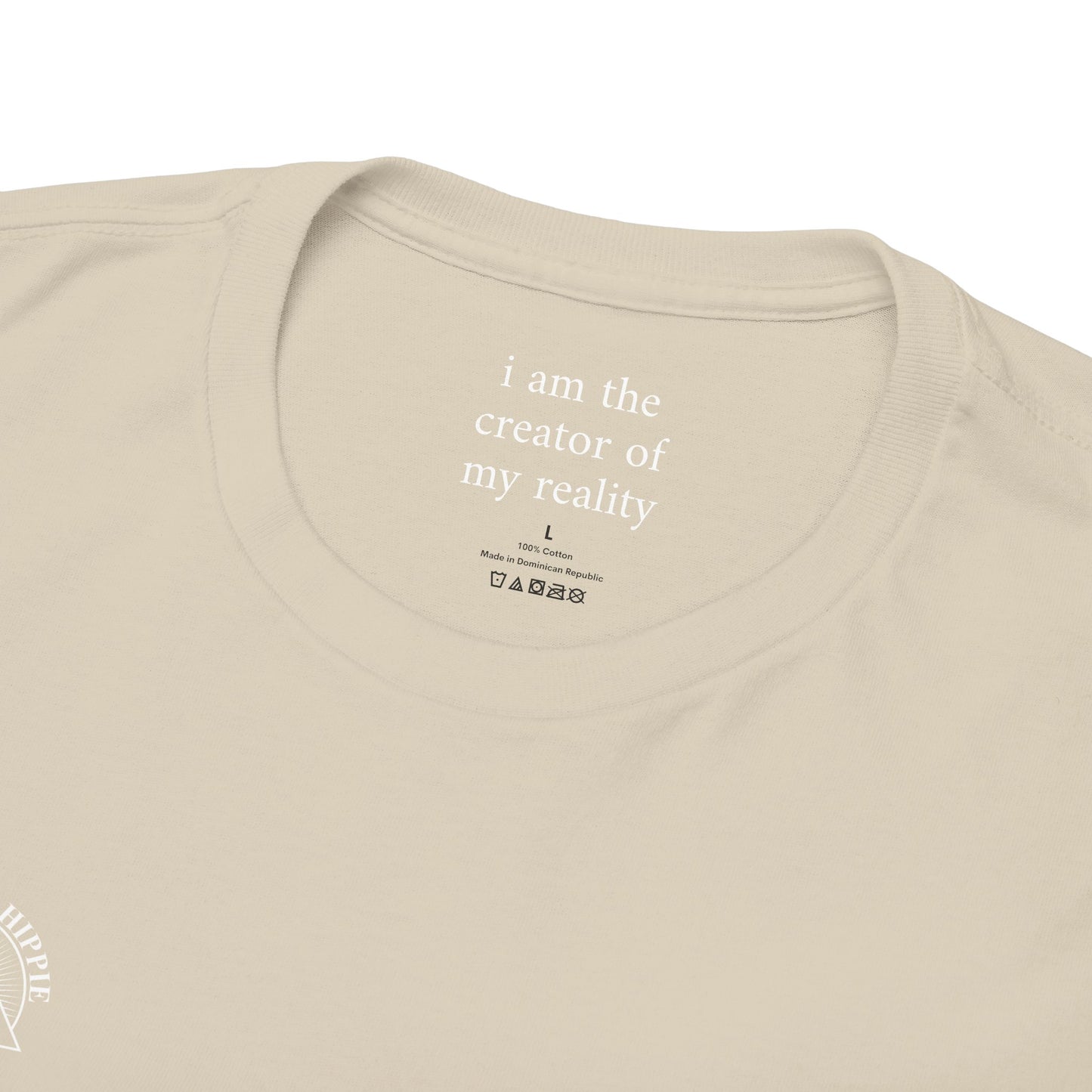 I am the creator of my reality - Front White Logo
