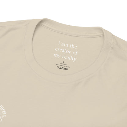 I am the creator of my reality - Front White Logo