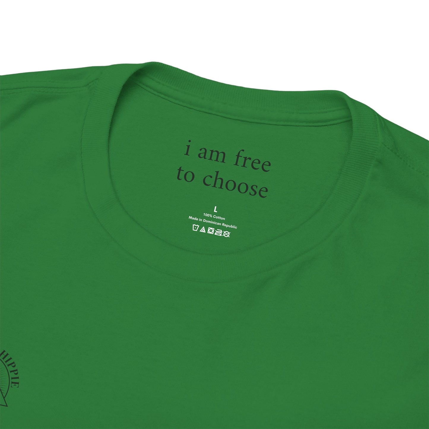 I am free to choose - Front and Back Black Logo